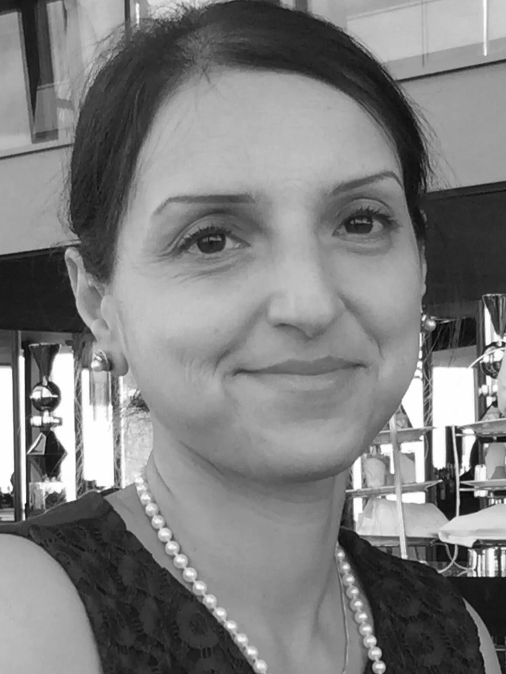 Portrait of Kay Sawali, counsellor and psychotherapist